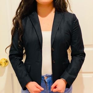 J Crew Navy striped blazer!